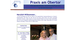 Desktop Screenshot of praxis-am-obertor.com