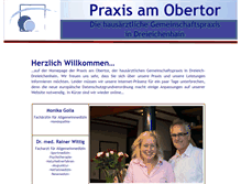 Tablet Screenshot of praxis-am-obertor.com